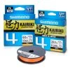 Shimano Kairiki 4 Strand 150m Hi Vis Orange Braided Fishing Line