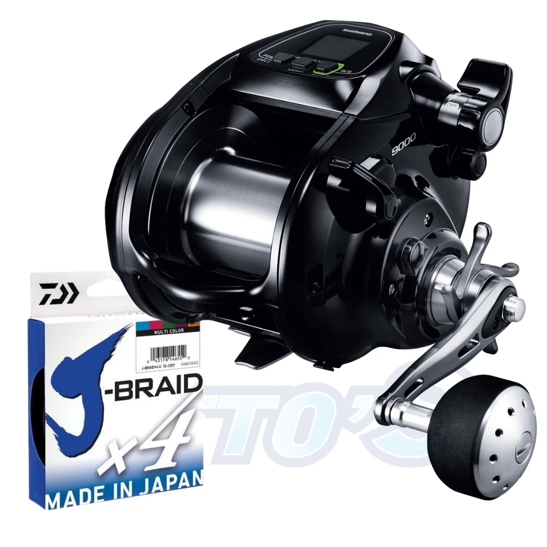 Electric Combos Shimano Forcemaster Electric 9000 Fully Spooled With X4 80lb J Braid Deep Drop 3 Electric Combos Shimano Forcemaster Electric 9000 Fully Spooled With X4 80lb J Braid Deep Drop