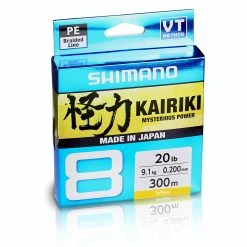 Shimano Kairiki 8 Braided Fishing Line 300m Yellow