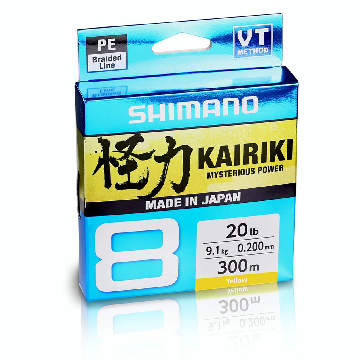 Shimano Kairiki 8 Braided Fishing Line 300m Yellow 3 Shimano Kairiki 8 Braided Fishing Line 300m Yellow