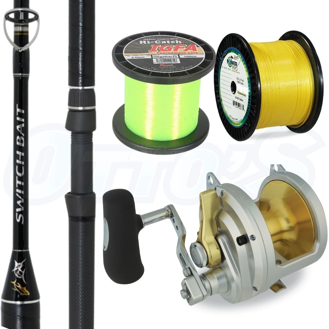 Shimano 80lb Marlin And Tuna Combo Talica And Switchbait Rod 3 Shimano 80lb Marlin And Tuna Combo Talica And Switchbait Rod